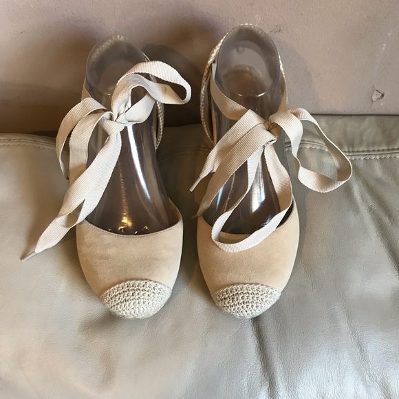 Vionic Shoes - Vionic ARUBA CALYPSO Laceup Wedge Espadrilles 6.5W